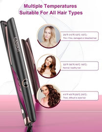 2 in 1 Hair Straightener & Curler